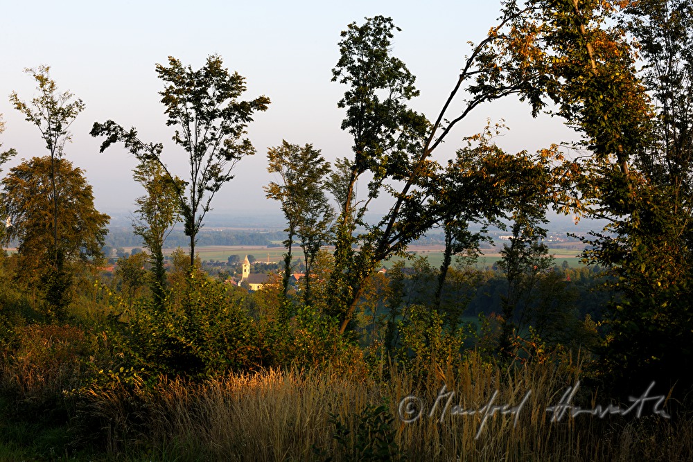 view from the panorama road to the village