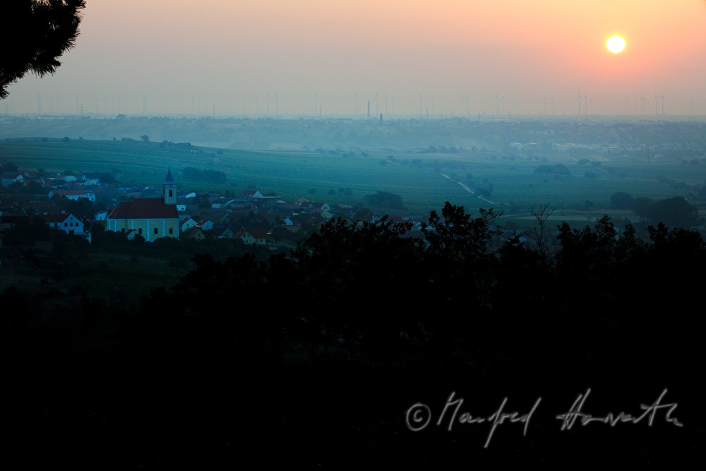 view fron the slopes of the Leithagebirge