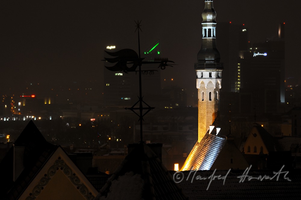 view from Toompea to the Town Hall
