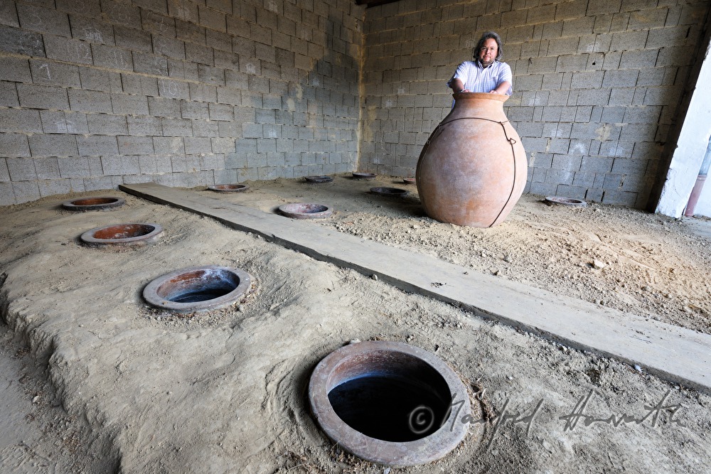 Bernhard Ott and an amphora