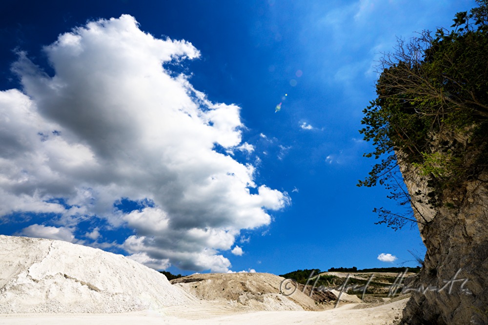 quarry for chalkproduction