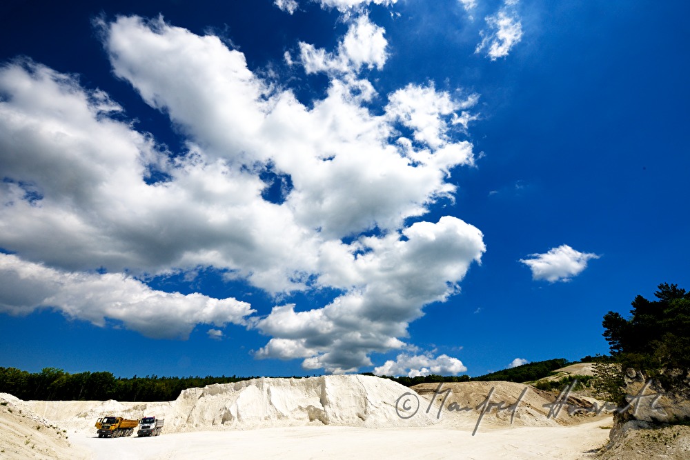 quarry for chalkproduction