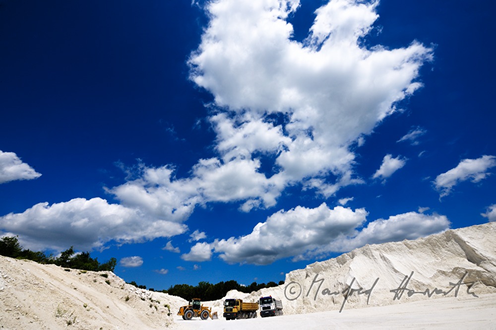 quarry for chalkproduction