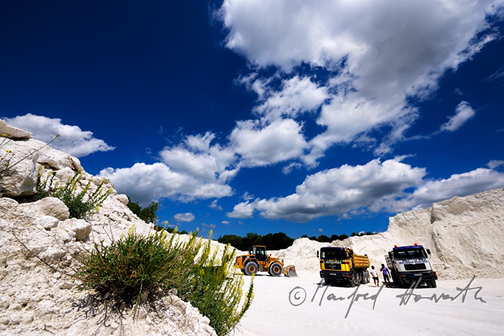 quarry for chalkproduction