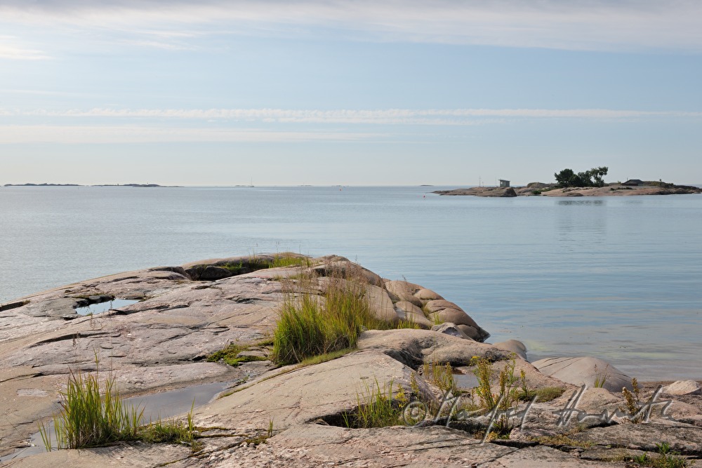 spit and granite islands in the Baltic Sea