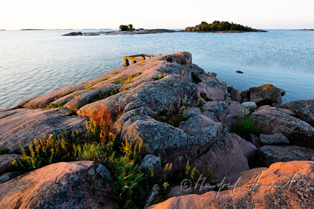 spit and granite islands in the Baltic Sea