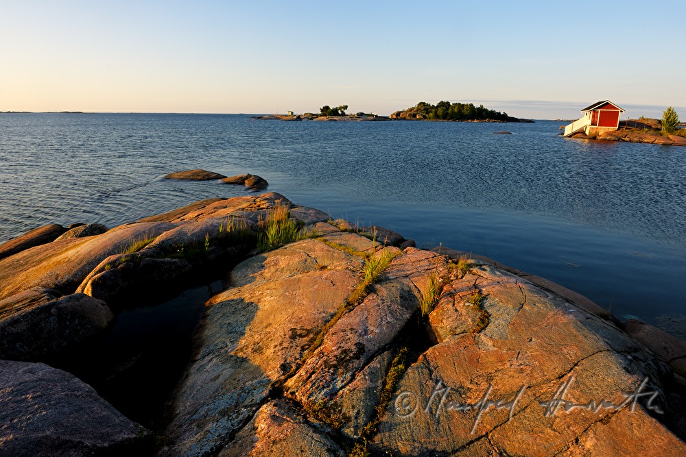 spit and granite islands in the Baltic Sea