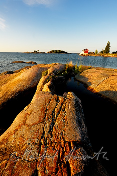 spit and granite islands in the Baltic Sea