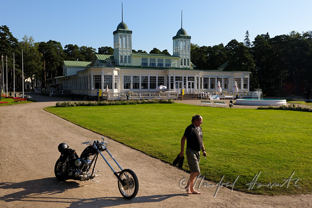 Harley Davison meeting in the spa park