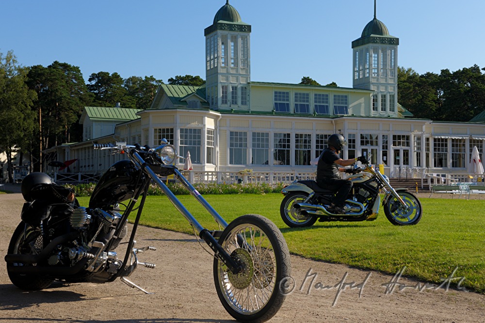 Harley Davison meeting in the spa park