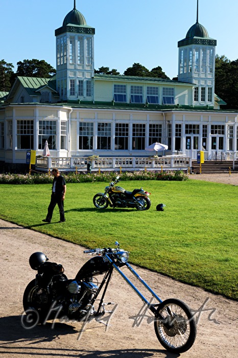 Harley Davison meeting in the spa park