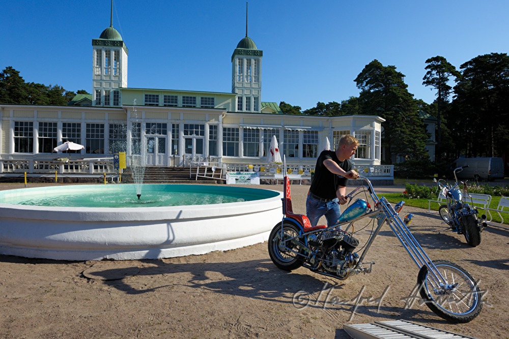 Harley Davison meeting in the spa park