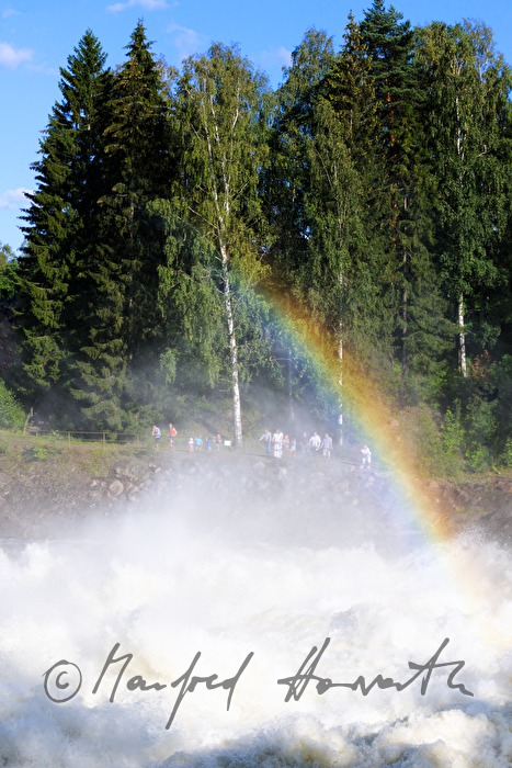 waterfall of the river Vuoksi
