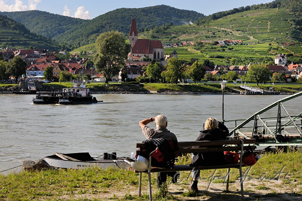 flying bridge from Weissenkirchen - Rossatzbach
