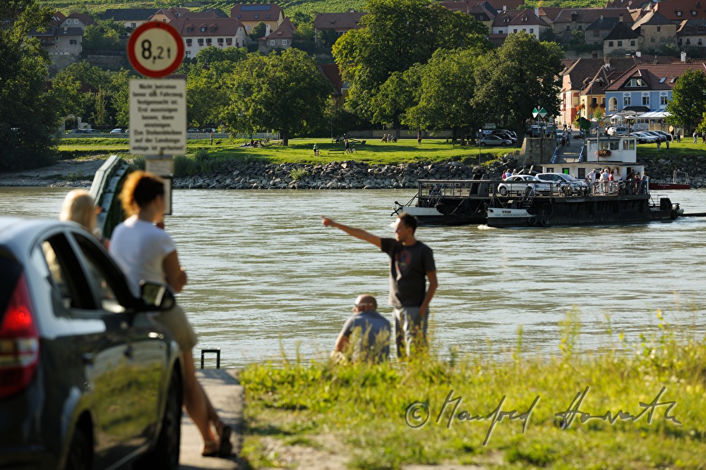 flying bridge from Weissenkirchen - Rossatzbach