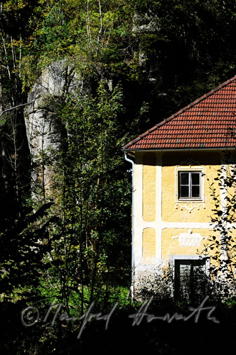 mill on the rivershore of the river Waldaist