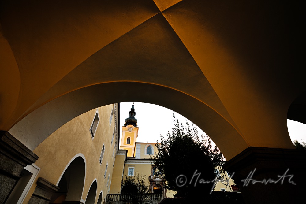 inner courtyard of  the Premonstratensian monastery