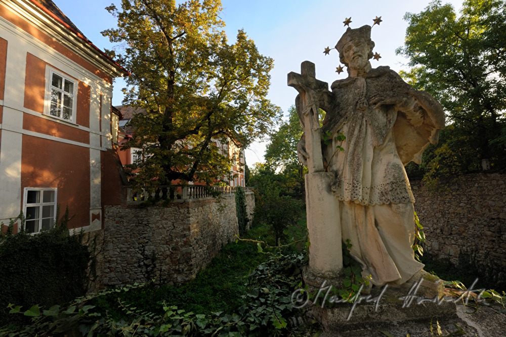 former moated castle in baroque style