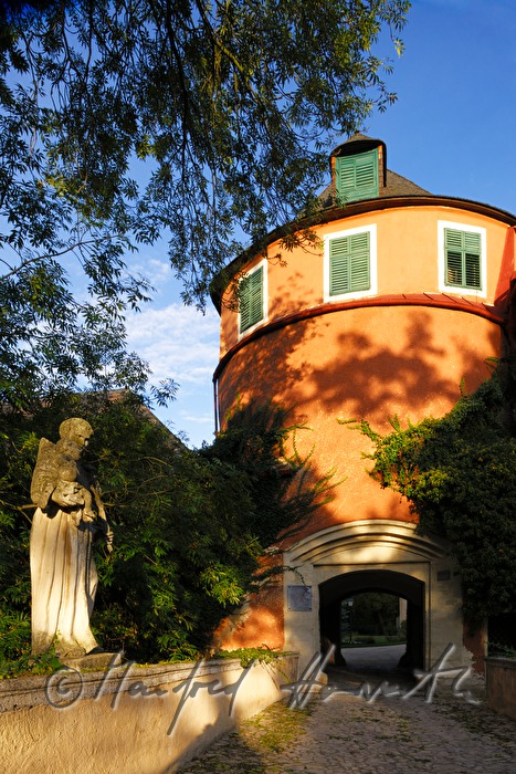 former moated castle in baroque style