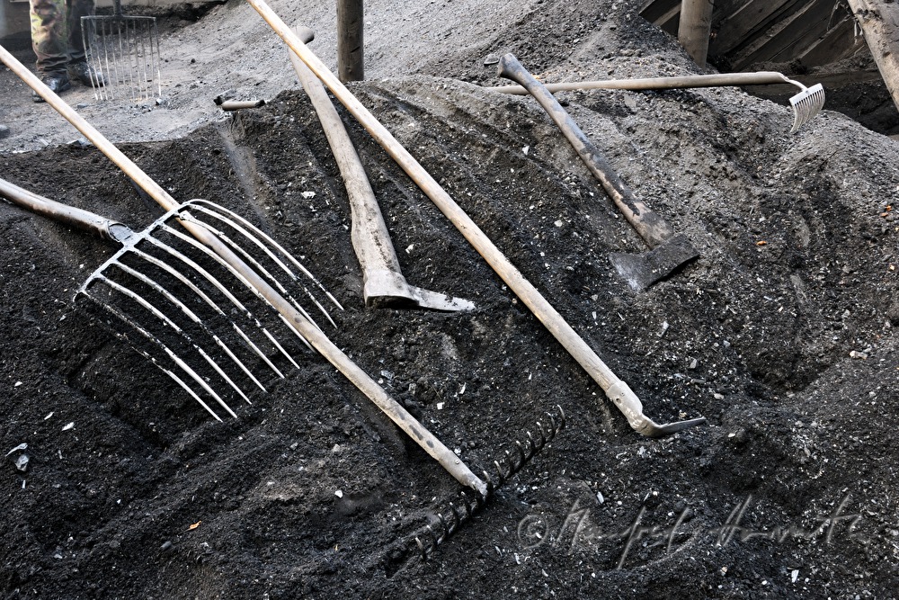 making of charcoal at charburner Wieser