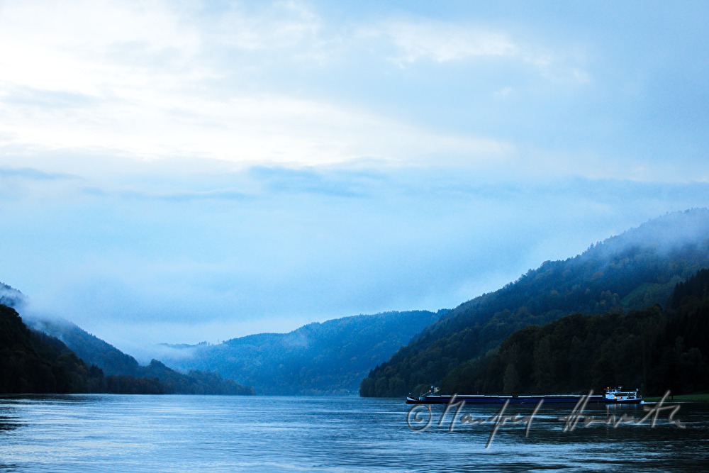 dark skies over the Danube