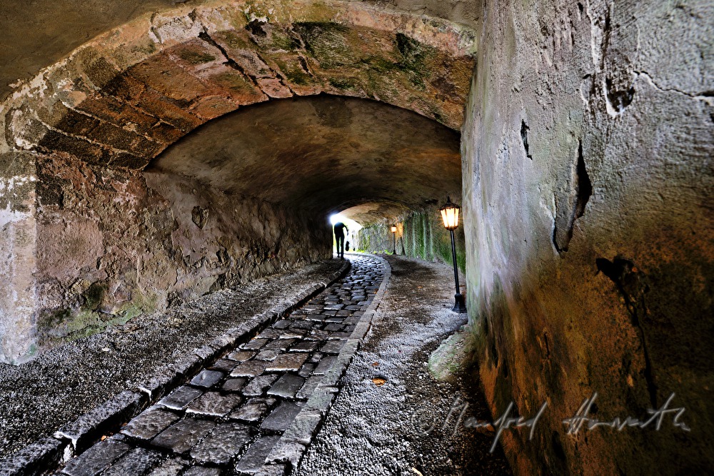 passageway to the tomb of the mumified priest