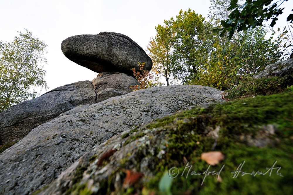 Schwammerling RockNaturdenkmal in Naturpark Muehlviertel