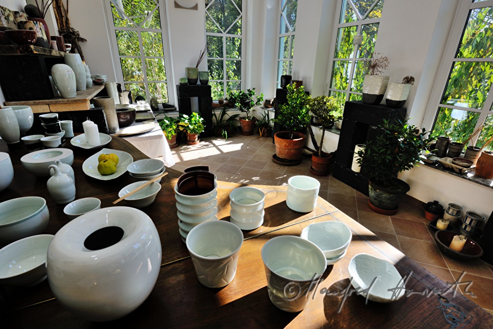 saleroom of potter Josef Wieser