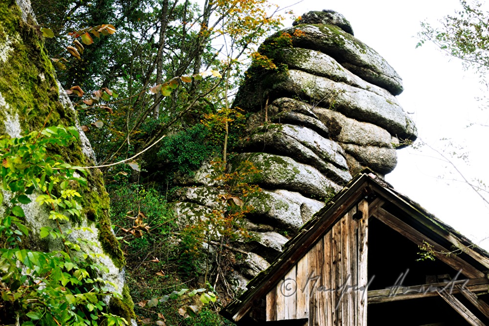 granite with Spheroidal weathering