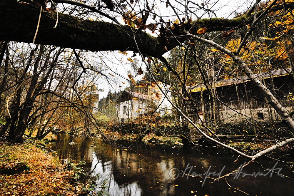 outbuilding of the former paper factory