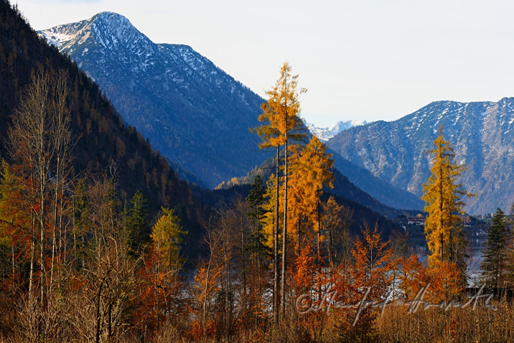 peak of Dachstein at sunrise