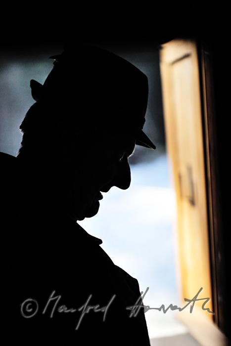 rifleman with traditional hat