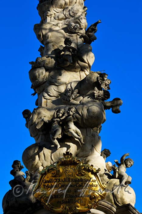Holy Trinity Column at the inner courtyard