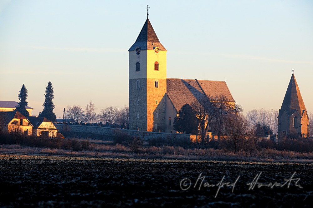 church and chamel house from the 14th century