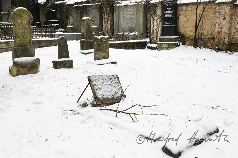 gravestones at the jewish cemetery