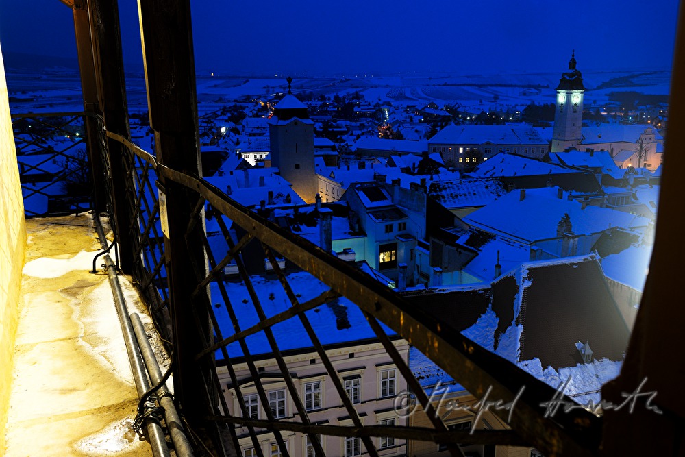 view from the town hall to the main square