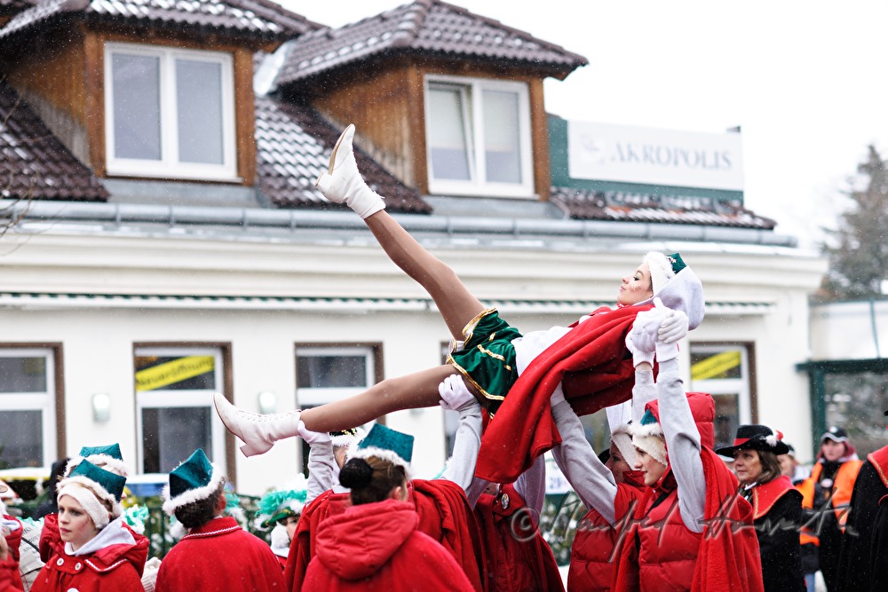 guild disguised as Russian girls on Mardi Gras