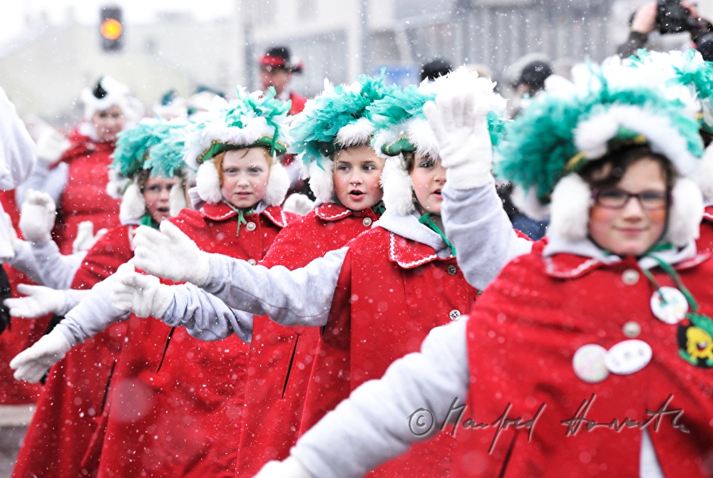 guild disguised as Russian girls on Mardi Gras