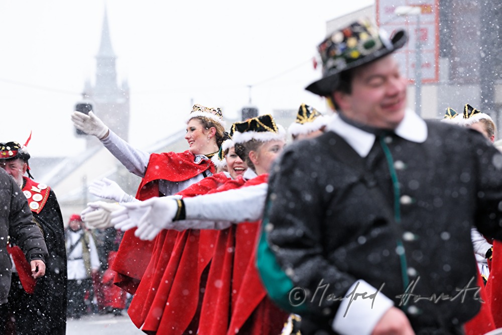 guild disguised as Russian girls on Mardi Gras