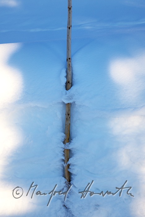 snowed in snow club for marking the street