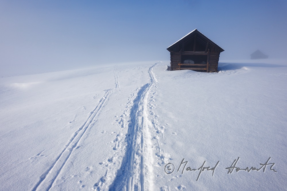 wooden barn made for storing hay