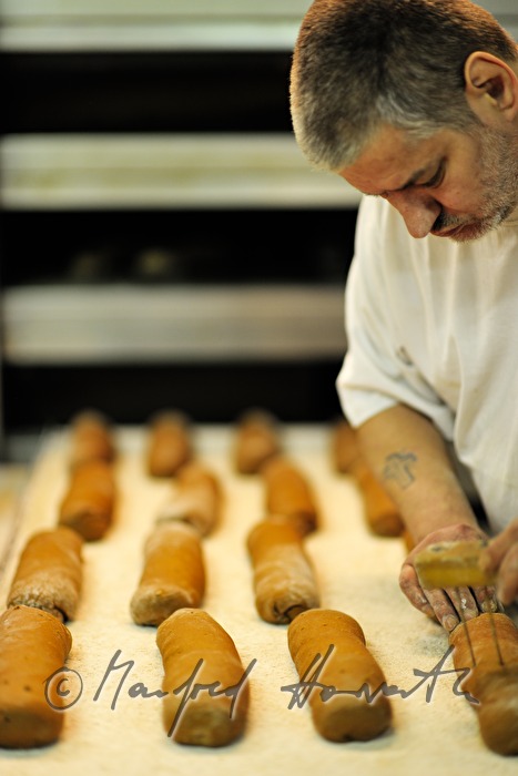 stiching holes in the dough