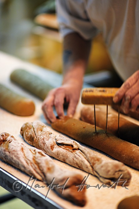 stiching holes in the dough