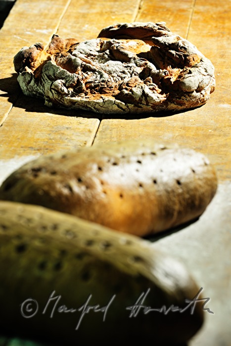 freshly baked bread