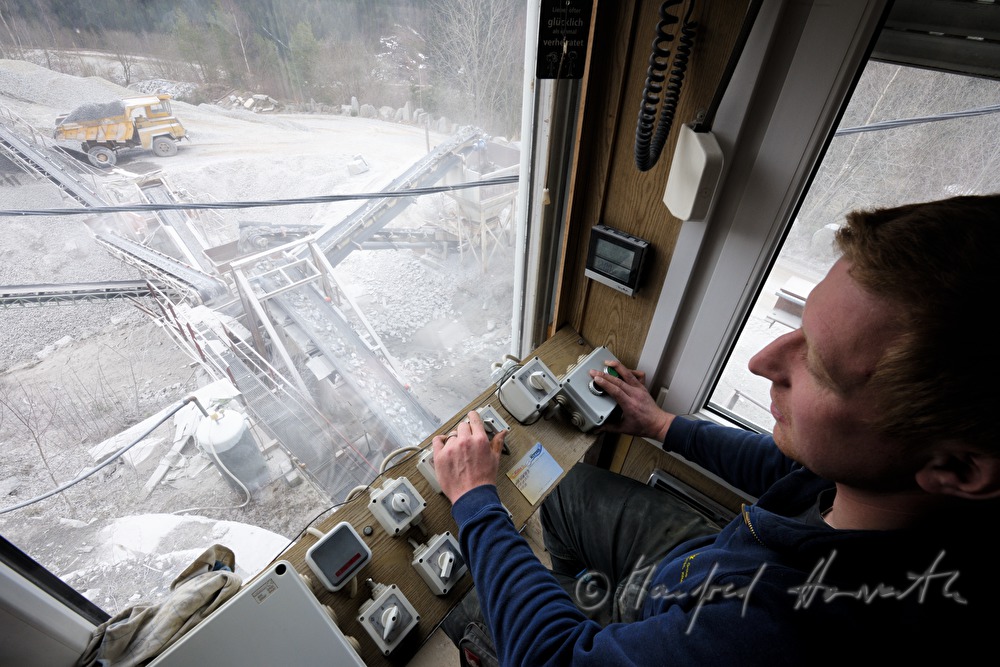 operator of the  conveyor belts in the control stand