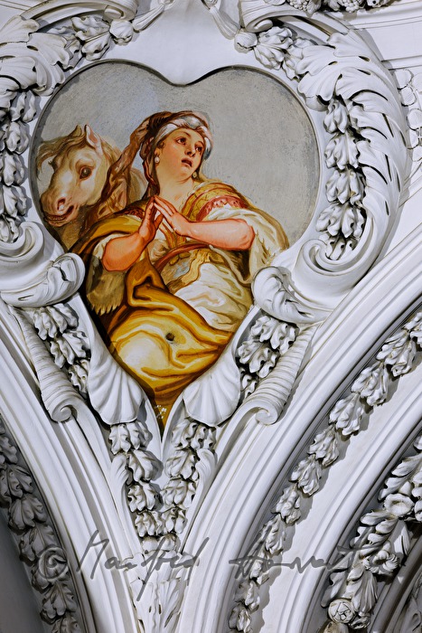 Baroque fresco and stucco