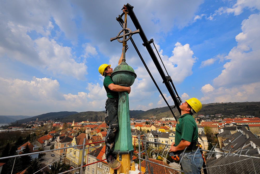 roofers put the peak on the dungeon