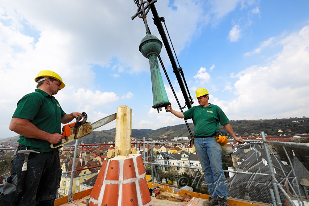 roofers put the peak on the dungeon