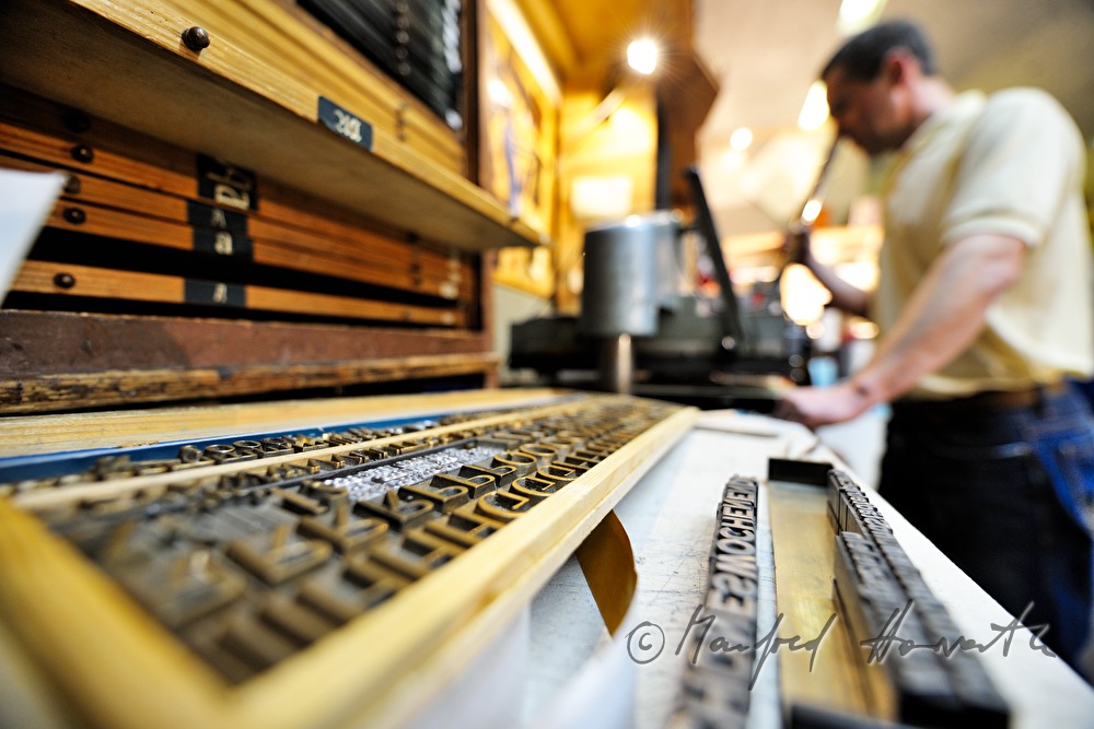 letters in the workshop of bookbinder Ernst Gstettenhofer