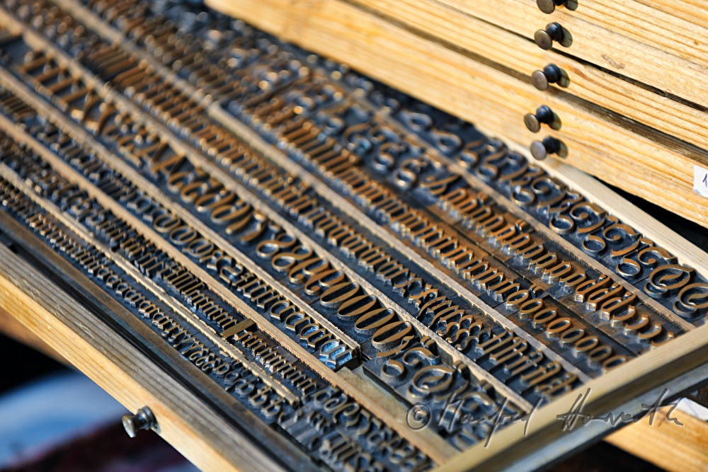 letters in the workshop of bookbinder Ernst Gstettenhofer